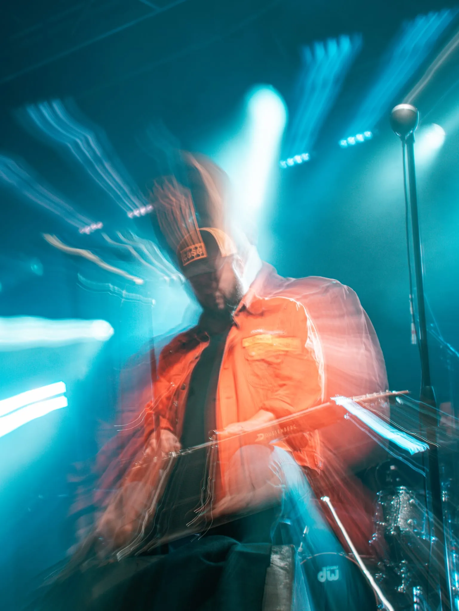 Live concert — motion blur